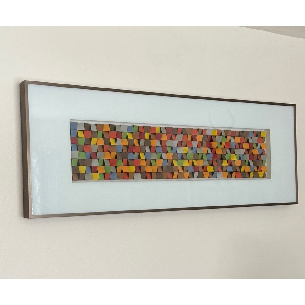 Framed Limited Edition Artwork Titled "COLORS" by Cicero Silva 346 Of 1165 RARE